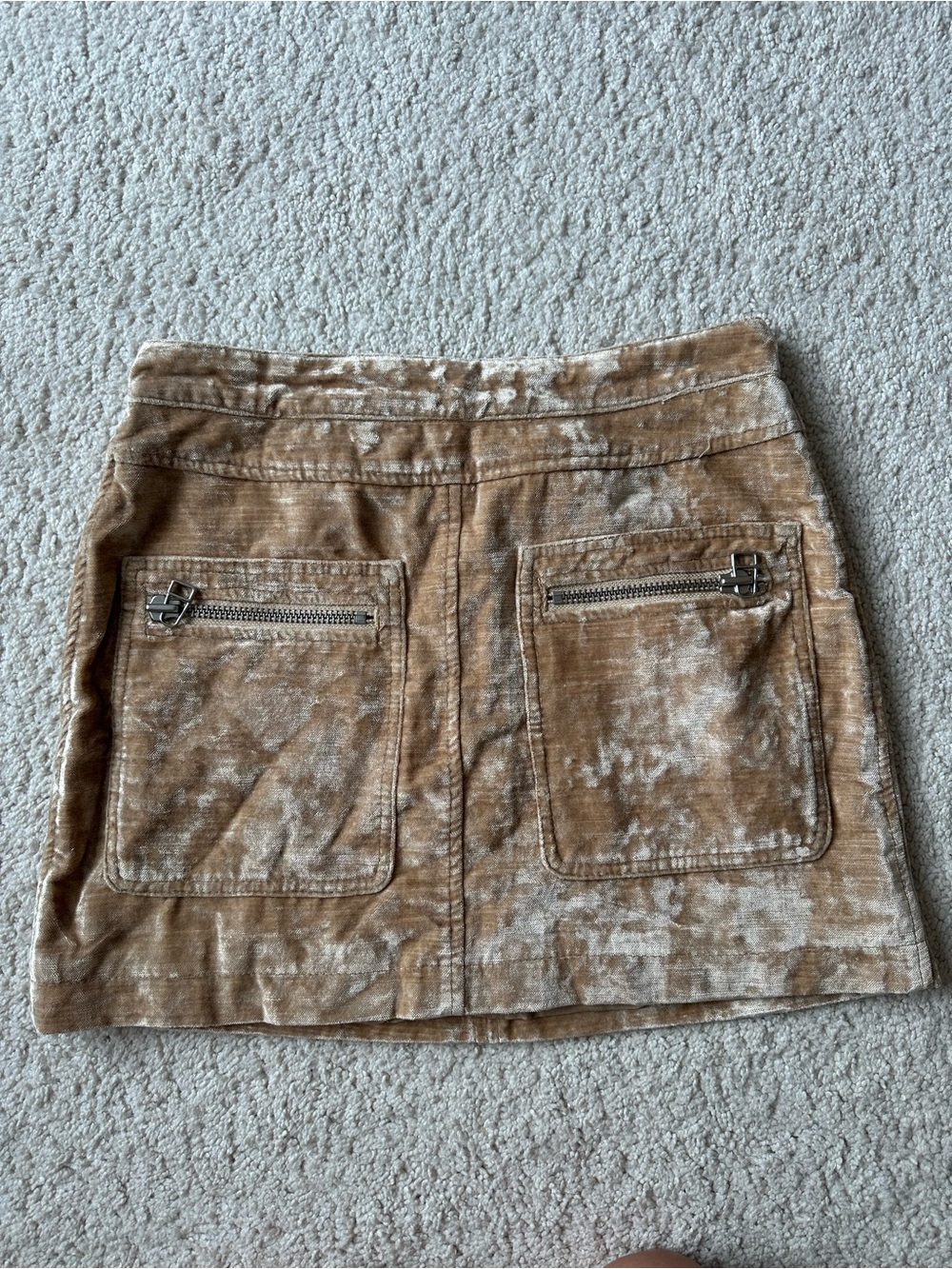 Free People Brown Mini Skirt